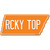 Rcky Top Wholesale Novelty Tennessee Shape Sticker Decal