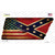 American Confederate Flag Wholesale Novelty Tennessee Shape Sticker Decal