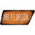 H8 Florida Wholesale Novelty Rusty Tennessee Shape Sticker Decal