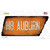 H8 Auburn Wholesale Novelty Rusty Tennessee Shape Sticker Decal