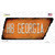 H8 Georgia Wholesale Novelty Rusty Tennessee Shape Sticker Decal