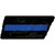 Thin Blue Line Wholesale Novelty Rusty Tennessee Shape Sticker Decal