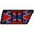 Confederate Three Percenter Wholesale Novelty Rusty Tennessee Shape Sticker Decal