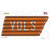 Vols Wholesale Novelty Corrugated Tennessee Shape Sticker Decal