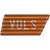 Vols Wholesale Novelty Corrugated Tennessee Shape Sticker Decal