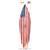 Painted American Flag Wholesale Novelty Surfboard Sticker Decal