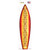 Red and Orange Tribal Wholesale Novelty Surfboard Sticker Decal