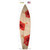 Red Hawaiian Flowers Wholesale Novelty Surfboard Sticker Decal