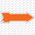 Orange Wholesale Novelty Arrow Sticker Decal