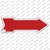 Red Wholesale Novelty Arrow Sticker Decal