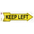 Keep Left Wholesale Novelty Arrow Sticker Decal