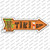 Tiki Bar Wholesale Novelty Arrow Sticker Decal
