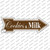 Cookies Milk Wholesale Novelty Arrow Sticker Decal