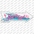 Surfer Girl Wholesale Novelty Arrow Sticker Decal