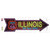 Illinois Neon Wholesale Novelty Arrow Sticker Decal