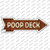 Poop Deck Wholesale Novelty Arrow Sticker Decal