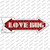 Love Bug Wholesale Novelty Arrow Sticker Decal
