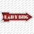 Lady Bug Wholesale Novelty Arrow Sticker Decal