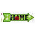Home with Ladybug Wholesale Novelty Arrow Sticker Decal