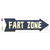 Fart Zone Wholesale Novelty Arrow Sticker Decal