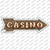 Casino Bulb Letters Wholesale Novelty Arrow Sticker Decal