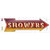 Showers Bulb Letters Wholesale Novelty Arrow Sticker Decal