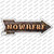 Nowhere Bulb Letters Wholesale Novelty Arrow Sticker Decal