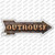Outhouse Bulb Letters Wholesale Novelty Arrow Sticker Decal