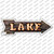 Lake Bulb Letters Wholesale Novelty Arrow Sticker Decal