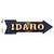 Idaho Bulb Lettering Wholesale Novelty Arrow Sticker Decal