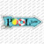 Pool Zone Wholesale Novelty Arrow Sticker Decal