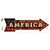 America Bulb Lettering Wholesale Novelty Arrow Sticker Decal