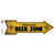 Welcome Beer Zone Wholesale Novelty Arrow Sticker Decal