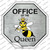 Office of the Queen Wholesale Novelty Octagon Sticker Decal