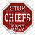 Chiefs Fans Only Wholesale Novelty Octagon Sticker Decal