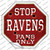 Ravens Fans Only Wholesale Novelty Octagon Sticker Decal