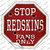 Redskins Fans Only Wholesale Novelty Octagon Sticker Decal