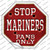 Mariners Fans Only Wholesale Novelty Octagon Sticker Decal