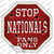Nationals Fans Only Wholesale Novelty Octagon Sticker Decal