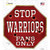 Warriors Fans Only Wholesale Novelty Octagon Sticker Decal