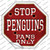 Penguins Fans Only Wholesale Novelty Octagon Sticker Decal