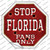 Florida Fans Only Wholesale Novelty Octagon Sticker Decal