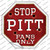 Pitt Fans Only Wholesale Novelty Octagon Sticker Decal