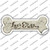 Love and a Dog Wholesale Novelty Bone Sticker Decal