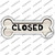 Closed Wholesale Novelty Bone Sticker Decal