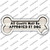 Guests Approved by Dog Wholesale Novelty Bone Sticker Decal