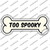 Too Spooky Wholesale Novelty Bone Sticker Decal