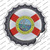 Florida State Flag Wholesale Novelty Bottle Cap Sticker Decal