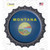 Montana State Flag Wholesale Novelty Bottle Cap Sticker Decal