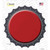 Red Wholesale Novelty Bottle Cap Sticker Decal